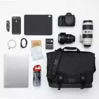 Krepšys fotoaparatui - Tenba DNA 13 DSLR messenger krepšys fotoaparatui ir nešiojamam kompiuteriui - Juodas