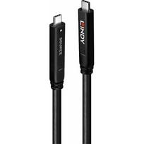 LINDY 8m USB 3.2 Gen 1 & DP 1.4 Typ C Hybridkabel | 43393 | 4002888433938