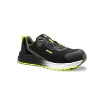 Batai ELTEN Leevi XXNF BOA Black-Lime Low ESD S3S, juodi 40