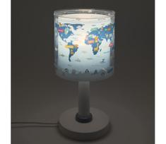 Dalber 40671 - LED vaikiška naktinė lempa WORLD 1xG4/4W/230V mėlyna