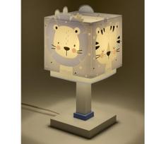 Dalber 63111NT - LED vaikiška stalinė lempa BABY JUNGLE 1xG4/4W/230V mėlyna