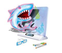 3D piešimo - rašymo lenta su apšvietimu, mėlyna, 2410K0093