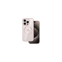 Viedtālruņa aizmugurējais vāciņš Apple iPhone 12 Glitter MagSafe Pink, Transparent