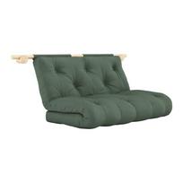 Žalios spalvos sulankstoma sofa 135 cm Hooked – Karup Design