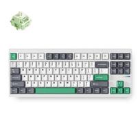 MCHOSE GX87 Lite belaidė mechaninė klaviatūra| US | Matche Latte Switch | White Nano Spraying