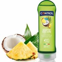 CONTROL LUBES Control 2-in-1 Exotic Massage & Pleasure Gel 200ml, Paraben-Free