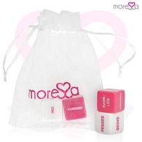 MORESSA Moressa French Edition Dice Game - Action & Location Resin Set with Bag