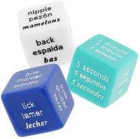 WATERFEEL WATERFEEL Sensual Dice Game - Multilingual Set with Satin Pouch, 2cm