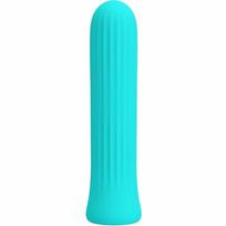Fun Toys Pretty Love Blanche Blue Flexible Silicone Vibrator 12 Modes USB Rechargeable