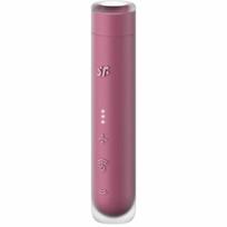 SATISFYER AIR PULSE Satisfyer First Kiss Wave - Compact Air Pulse Device, Garnet, USB-C