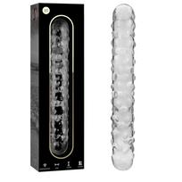 NEBULA SERIES BY IBIZA Ibiza Nebula Series Model 15 Glass Intimate Device Clear 18.5cm