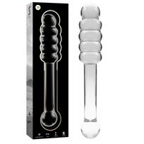 NEBULA SERIES BY IBIZA Ibiza Nebula Series Model 20 Glass Intimate Device Clear 20.5cm