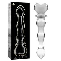 NEBULA SERIES BY IBIZA Ibiza Nebula Series Model 21 Glass Intimate Device Clear 20.5cm