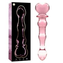 NEBULA SERIES BY IBIZA Ibiza Nebula Series Model 21 Glass Intimate Device Pink 20.5cm