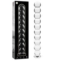 NEBULA SERIES BY IBIZA Ibiza Nebula Series Model 22 Glass Intimate Device Clear 21.5cm