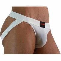 BURN BURN 007 Jockstrap White S - Lycra Comfort & Modern Design