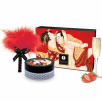 SHUNGA BODY POWER Shunga Strawberry Edible Massage Powder Kit 75g - Scented Body Care Set