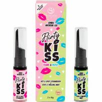SECRETPLAY COSMETIC Secret Play Flirty Kiss Dual Sensation Edible Gels Strawberry & Mint 2x8g