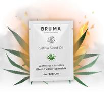 BRUMA BRUMA Sativa Seed Oil Glide Gel Warming Effect Cannabis Aroma 6 ml