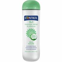 CONTROL LUBES Control Wild Nature 3-in-1 Massage Gel 200ml - Natural Formula