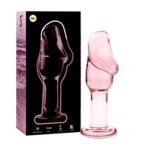 NEBULA SERIES BY IBIZA Ibiza Nebula Series Model 6 Intimate Glass Plug Pink 12.5 cm Borosilicate