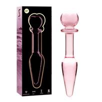 NEBULA SERIES BY IBIZA Ibiza Nebula Series Model 7 Intimate Plug Borosilicate Glass Pink 13.5cm