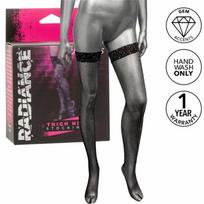 CALEXOTICS CalExotics Radiance Thigh High Stockings with Rhinestone Accents, One Size