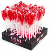 SECRETPLAY COSMETIC Secret Play Strawberry Flavored Lollipops Display 40 pcs - Edible Treats