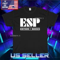 NAUJI MARŠKINĖLIAI ESP GITARŲ IR BOSINIŲ GItarų LOGOTIPO MARŠKINĖLIAI JUOKINGI AMERIKIEČIŲ JAV DYDŽIAI S-5XL L