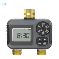 3/4  2/3-Outlet Automatic Water Timer Smart Irrigation Watering System Sprinkle Faucet Hose Programmer Timer for Garden Outdoor