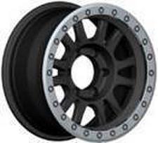 Ratlankis RACINGLINE B5944 R16x8 5x139.7 ET -12 CB 110.5 (Black Half Matt Polished Lip)