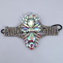 Colorful Diamond Geometric Body Chain Anklet - Women's Party Jewelry auksas