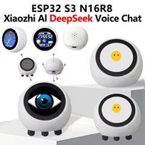 ESP32-S3-1.28inch-AI DeepSeek XiaoZhi AI Balso Pokalbių Robotas 1.28 Colio LCD N16R8 Programavimo Plokštė Astronauto Laikrodis Stalo Ornamentas Smart Assistant balta