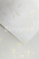 Dekoratyvinis popierius MARMUR A4 auksinis 120g 50lap