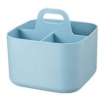 Ergonomiškas krepšio organizatorius, puikiai tinkantis valymo reikmenims ir rankdarbiams Light blue