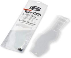Motokroso akinių plėvelės 100% Tear Offs, 20 vnt.