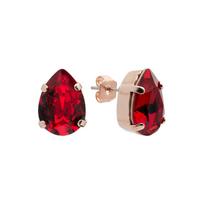 Auskarai moterims DiamondSky „Venus II (Siam)“ su Swarovski kristalais