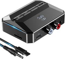 „Bluetooth“ RCA adapteris su NFC, 3.5 mm AUX jungtis