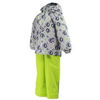 Huppa Komplektas YOKO, lunar rock pattern/ lime