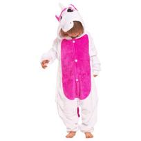 Vaikiška Pižama Kigurumi Vienaragis Rožinis Kostiumas 115-125 Cm, 115-125 cm