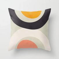 dekoratyvinė namų pagalvės užvalkalas Pagalvės užvalkalai 45*45 skandinaviški 40*40 40x40cm 50x50cm Morandi forma Geometrinė abstrakti Lova 45x45 Geltona 12x12Inch