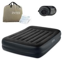 Pripučiamas čiužinys, su elektrine pompa, INTEX