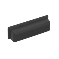Rankenėlė CC-96mm L-113mm Cinko lydinys Lakuota Juoda