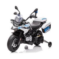Vaikiškas vienvietis elektrinis policijos motociklas BMW F850 GS, juodas