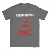 Talking Heads Remain In Light T-Shirts Men Vintage 100% Cotton Tee Shirt O Neck Short Sleeve T Shirt Printed Tops S juoda