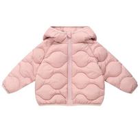 875 Kids' Winter Hooded Cotton-Padded Jacket with Pockets - Boys & Girls' Warm Coat for Middle & Large Children Size 120 balta