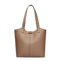 Moteriškas minimalistinis pirkinių krepšys, didelės talpos rankinė ant peties, retro stiliaus pirkinių krepšys, moteriška rankinė, madinga kasdienė rankinė ant peties 38 cm x 11 cm x 30 cm chaki