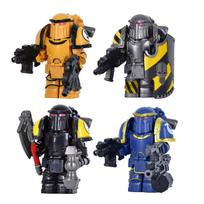 21vnt Viduramžių kareivių Mini veiksmo Riterių Laikiklis Modelio figūrėlės Ginklai Robotai Mecha Statybiniai blokeliai Plytos Žaislas