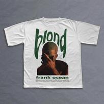 Rapper Retro Graphic T Shirt Men's Hip Hop Ocean Album Clothing T-Shirts Y2k Unisex Blond Fashion Oversized Cotton T-shirt S