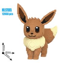 Pokemonas Pikačiu Konstruktorius Bulbasauras Čarmanderis 3D Modelio Surinkimo Jungtis Mini Kaladėlių Figūrėlės Žaislai Namų Dekorui No Box